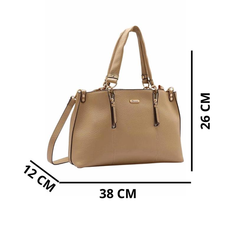 Bolsa Feminina Chenson Original Detalhe Zíper 3484903 - Bolsas